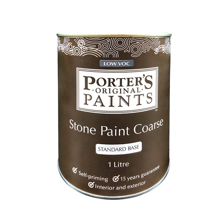 Porter's Paints Stone Paint Coarse Clear 15L